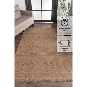 Konfor Vlora 4764 Jüt Hasır Bukle Örme Kilim 80x300 cm