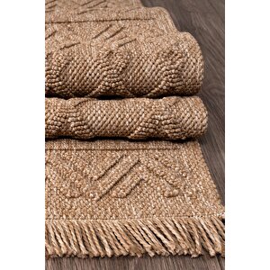 Konfor Vlora 4764 Jüt Hasır Bukle Örme Kilim 80x300 cm