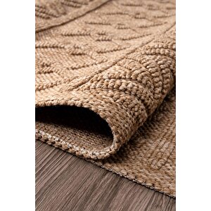 Konfor Vlora 4764 Jüt Hasır Bukle Örme Kilim 80x300 cm