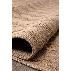 Konfor Vlora 4763 Jüt Hasır Bukle Örme Kilim 120x180 cm