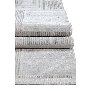 Konfor Kadife İplikli Modern 5785 Dokuma Parla Yolluk Halı 200x500 cm