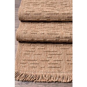 Konfor Jüt Bukle Hasır 4762 Vlora Örme Kilim Yolluk 80x200 cm