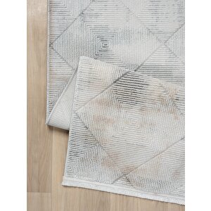 Konfor Kadife İplikli Modern 5784 Dokuma Parla Yolluk Halı 120x400 cm