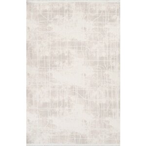 Vola 2909 Yumuşak Dokulu Modern Salon Mutfak Koridor Halısı Krem Tozumaz Makine Halısı 200x290 cm