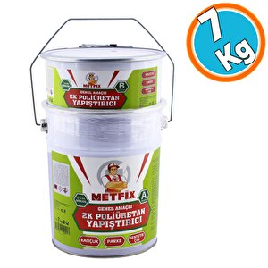 Genel Amaçlı Yapıştırıcı 2k Poliüretan Kompanent Mastik Yalıtım İç Dış Mekan Uygulama 6+1 Kg
