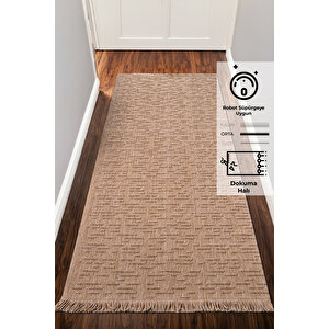 Konfor Jüt Bukle Hasır 4762 Vlora Örme Kilim Yolluk 120x400 cm