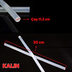 5 Adet Kalın Mum Silikon 11.2 Mm Çubuk Sıcak Silikon Hobi Süs Hediyelik Eşya Maket Yapıştırma