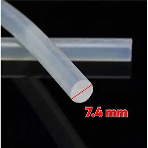 10 Adet İnce Mum Silikon 7.4 Mm Çubuk Sıcak Silikon Hobi Süs Hediyelik Eşya Maket Yapıştırma Slikon