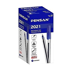 2021 Tükenmez Kalem 1 Mm Mavi 50'li Paket
