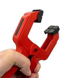 2 Adet Yaylı Kıskaç Mandal El Tip İşkence Kırmızı Klips Mengene Hobi 75 Mm 3 Inç