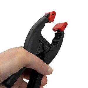 2 Adet Yaylı Kıskaç Mandal Pro El Tip İşkence Mengene Siyah Klips Hobi 50 Mm 2 Inç