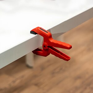 4 Adet Yaylı Kıskaç Mandal El Tip İşkence Mengene Kırmızı Klips Hobi 25 Mm 1 Inç