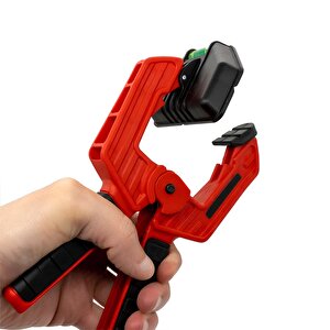 Su Terazili Yaylı Kıskaç Kırmızı Mandal El Tip İşkence Mengene Klips Hobi 70 Mm