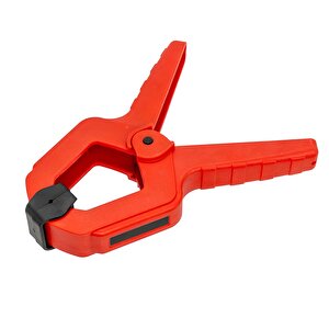 2 Adet Yaylı Kıskaç Mandal El Tip İşkence Mengene Kırmızı Klips Hobi 50 Mm 2 Inç