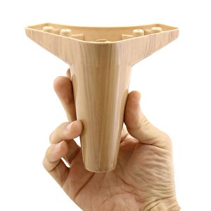 Wetra Düz (cappucino) Mobilya Ayağı - 12 Cm (vi̇da Hedi̇yeli̇)