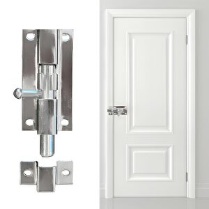 Metal Kapı Sürgüsü Küçük Krom Mavzer Sürgü Sürgülü Kilit 25x40 Mm Kapı Pencere Emniyet Kilidi