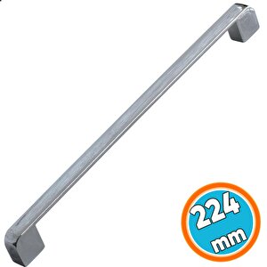 Mobilya Mutfak Dolap Çekmece Dolabı Kapak Metal Kulpu Kulbu Kulpları Oval Krom 224 Mm