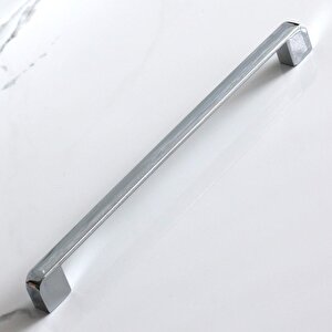 Mobilya Mutfak Dolap Çekmece Dolabı Kapak Metal Kulpu Kulbu Kulpları Oval Krom 224 Mm
