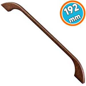 Eskitme Antik Bakır Metal Mobilya Mutfak Dolabı Dolap Kulpu Kulbu Kulpları 192 Mm - 192.2 Cm