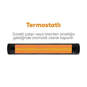 Ufo Omri 2900 W Termostatlı Duvar Tipi Isıtıcı