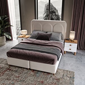 Ücretsiz Montaj - Flora 6 Kapaklı Komple Mdf Yatak Odası Takımı - Baza Dahil