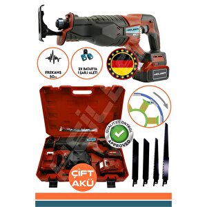 Alman Red V598 Çi̇ft Akülü Kömürsüz Yutong Tuğla Et Kemi̇k Kesme Şarjli Ti̇lki̇ Kuyruğu