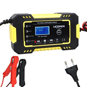 Electroon Ucomen Uc-c120501a Sarı 12volt 6amper Led Göstergeli Akü Şarj Cihazı