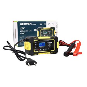 Electroon Ucomen Uc-c120501a Sarı 12volt 6amper Led Göstergeli Akü Şarj Cihazı