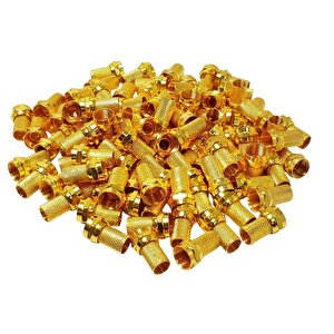 Rc-50 Rg6 Gold F Konnektör 18mm - Kutulu 100adet