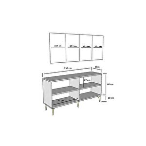 Bahardh (kb150) Konsol Antrasi̇t Altın
