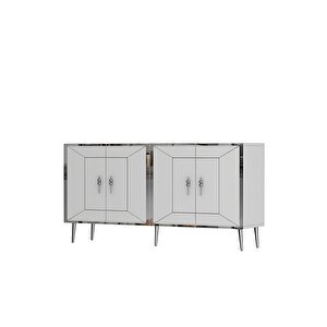 Arnodh (kb150) Konsol Beyaz Gümüş
