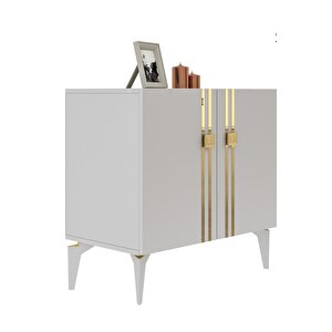 Bahardh (kb150) Konsol Beyaz Altın