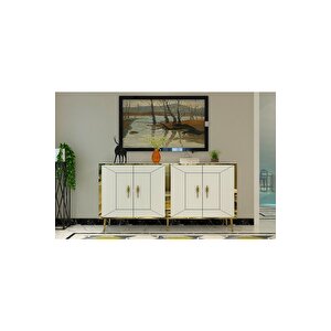 Arnodh (kb150) Konsol Beyaz Altın Beyaz gold