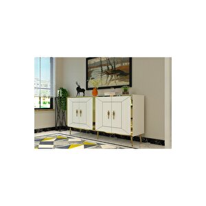 Arnodh (kb150) Konsol Beyaz Altın Beyaz gold
