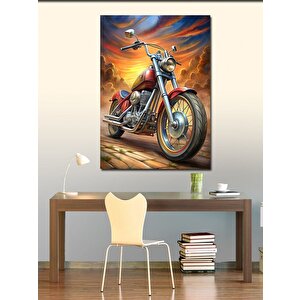 Kanvas Tablo Motor Tutkusu 50x70 cm