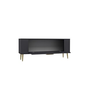 Retrop3dh Tv Sehpasi Antrasi̇t Altın