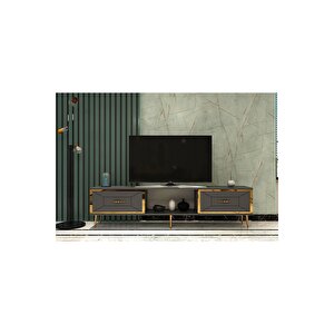 Arnodh Tv Sehpasi Antrasi̇t Altın Antrasit Gold