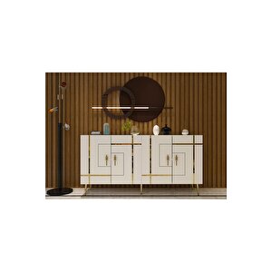 Li̇ne (kb150) Konsol - Beyaz Altin Beyaz-Altın