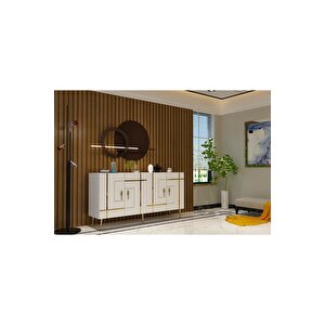 Li̇ne (kb150) Konsol - Beyaz Altin Beyaz-Altın