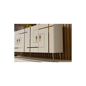 Li̇ne (kb150) Konsol - Beyaz Altin