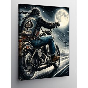 Kanvas Tablo Motorcu Kulübü 70x100 cm