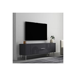 Retrol2dh Tv Sehpasi Antrasi̇t Gümüş Antrasit Gümüş