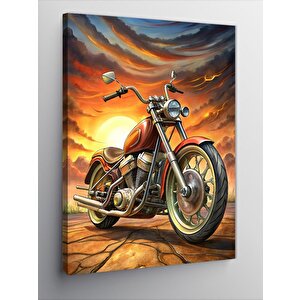 Kanvas Tablo Motor Tutkusu 100x140 cm