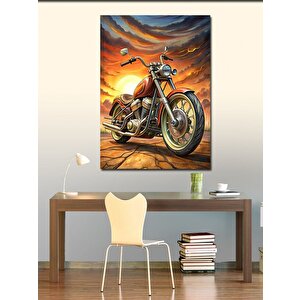 Kanvas Tablo Motor Tutkusu 100x140 cm