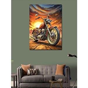 Kanvas Tablo Motor Tutkusu 100x140 cm