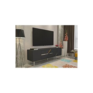 Dekolp5dh Tv Sehpasi Antrasi̇t Gümüş Antrasit Gümüş
