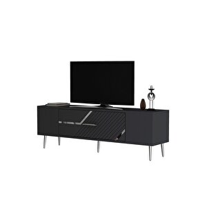 Dekolp5dh Tv Sehpasi Antrasi̇t Gümüş