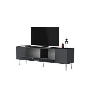 Dekolp5dh Tv Sehpasi Antrasi̇t Gümüş