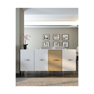 Normdh (kb150) Konsol Beyaz Safi̇rmeşe Safirmeşe-Beyaz
