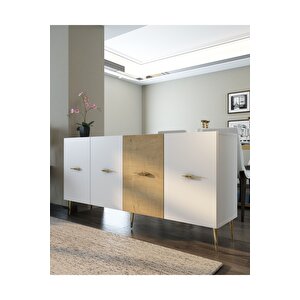 Normdh (kb150) Konsol Beyaz Safi̇rmeşe Safirmeşe-Beyaz